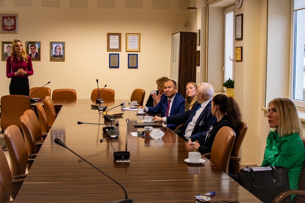 Spotkanie władz WIZ z przedstawicielami Euroazjatyckiego Uniwersytetu Narodowego im. L. N. Gumilowa z Nur-Sułtan w Kazachstanie