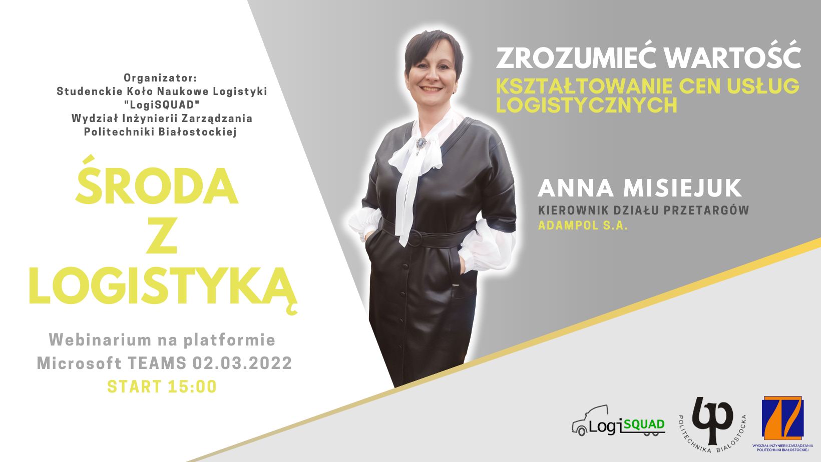 „Zrozumieć wartość – kształtowanie cen usług logistycznych”. Środa z logistyką.