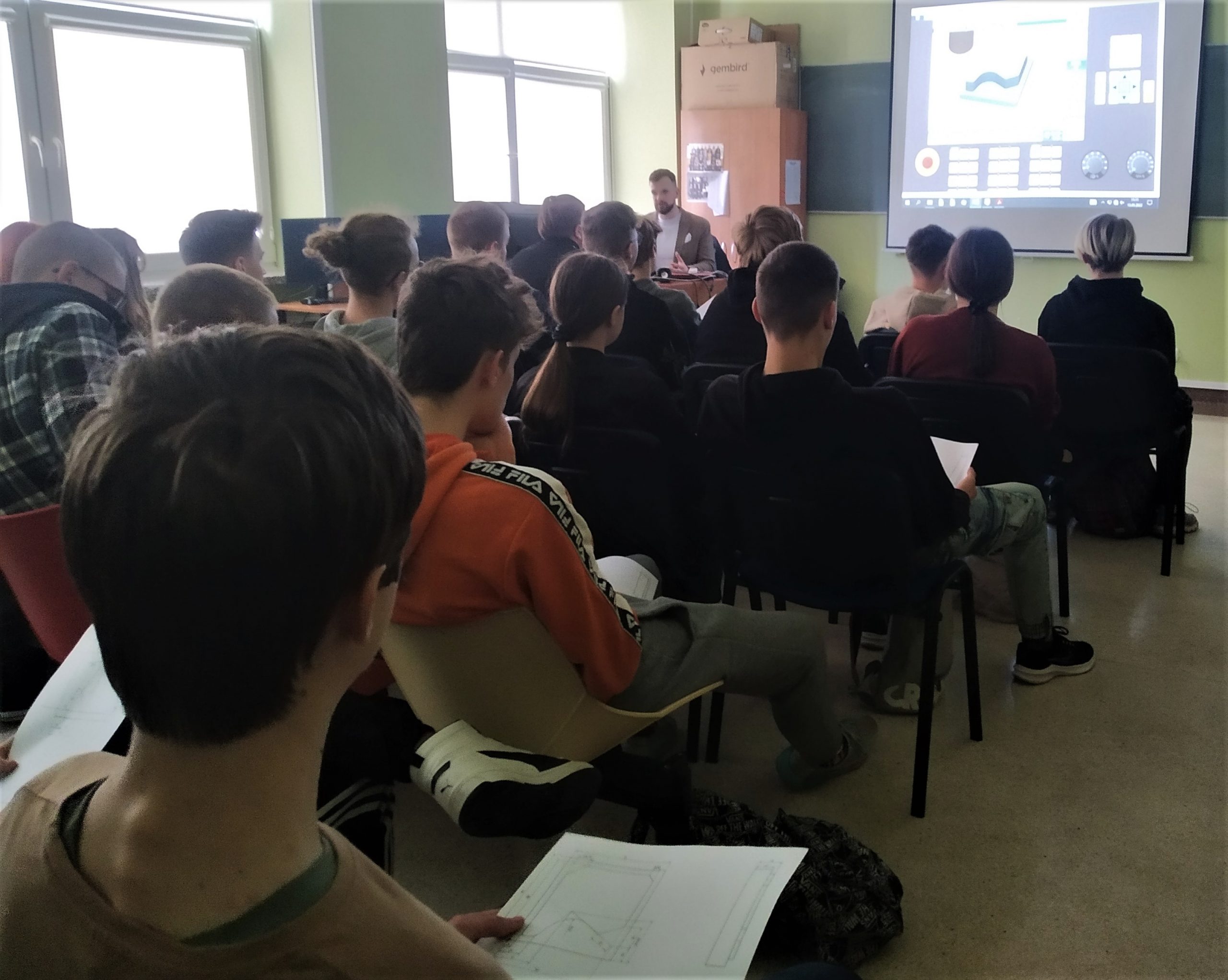 Spotkanie z uczniami z Suwałk