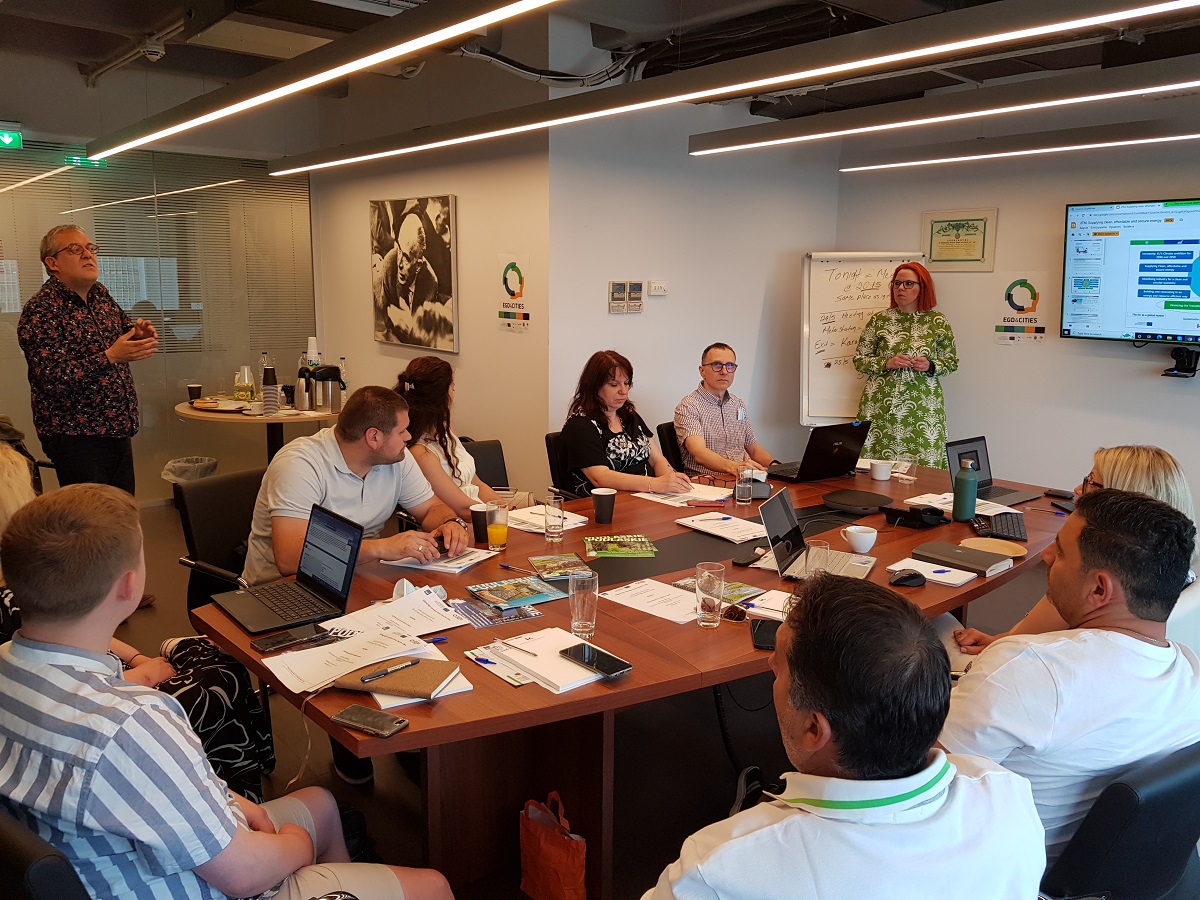 Szkolenie partnerów projektu EGD4Cities w Atenach