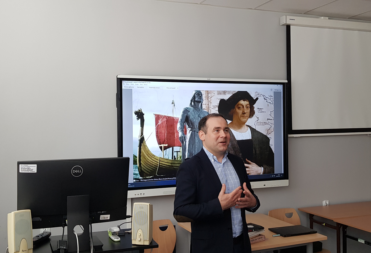 Praktyk biznesu Krzysztof Gałuszecki gościem na specjalności Zarządzanie w biznesie