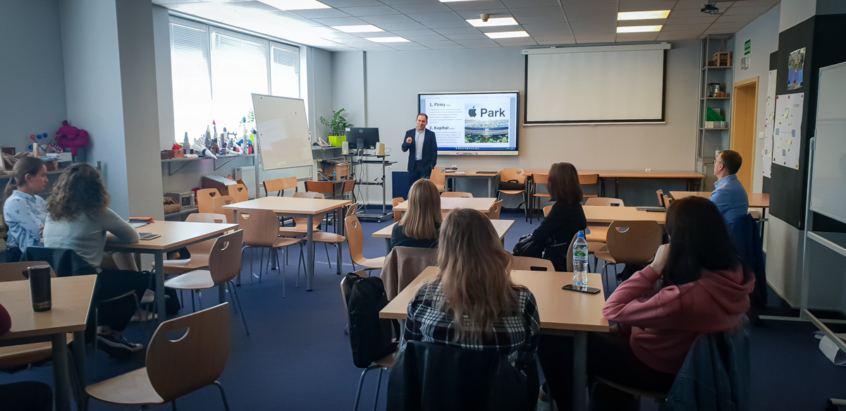 Praktyk biznesu Krzysztof Gałuszecki gościem na specjalności Zarządzanie w biznesie