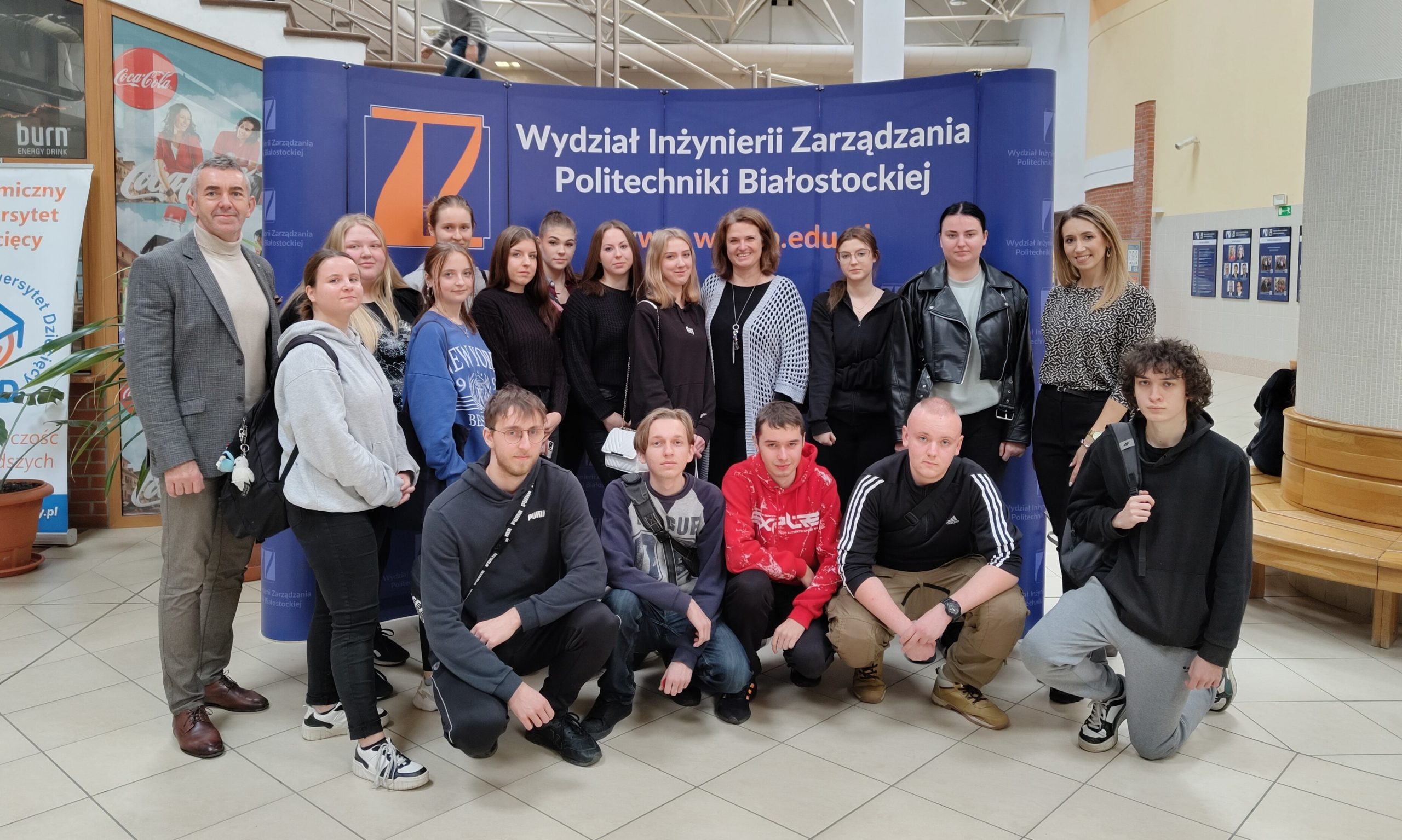 Wizyta uczniów kierunku technik hotelarstwa z ZSZ nr 2 w Białymstoku na WIZ