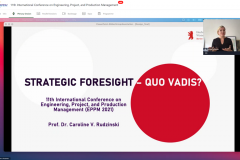 11th International Conference on Engineering, Project, and Production Management. 19-21 September 2021, On-line