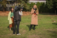 2024-10-21 Zielony Ślad WIZ - sadzenie drzew na Kampusie Wydziału Inżynierii Zarządzania - Moja Zielona Politechnika foto: Piotr Iwanicki HR Team