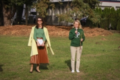 2024-10-21 Zielony Ślad WIZ - sadzenie drzew na Kampusie Wydziału Inżynierii Zarządzania - Moja Zielona Politechnika foto: Piotr Iwanicki HR Team