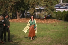 2024-10-21 Zielony Ślad WIZ - sadzenie drzew na Kampusie Wydziału Inżynierii Zarządzania - Moja Zielona Politechnika foto: Piotr Iwanicki HR Team