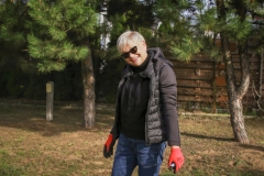 2024-10-21 Zielony Ślad WIZ - sadzenie drzew na Kampusie Wydziału Inżynierii Zarządzania - Moja Zielona Politechnika foto: Piotr Iwanicki HR Team