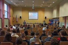 Spotkanie z uczniami I Liceum Ogólnokształcącego w Białymstoku.  Fot. z archiwum I LO