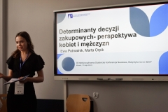 III INTERDYSCYPLINARNA STUDENCKA KONFERENCJA NAUKOWA - STATYSTYKA NA CO DZIEŃ. Fot. Magdalena Greś