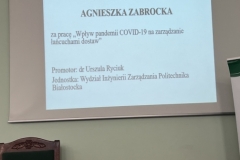 Nagrodzone prace w konkursie na najlepszą pracę licencjacką i magisterską