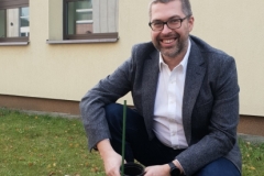 Nowe drzewa na kampusie WIZ. Akcja Parcela dla Zielonego Przyjaciela. Fot. TT