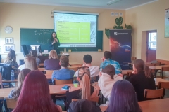 Spotkania z uczniami z Zespołu Szkół Handlowo-Ekonomicznych w Białymstoku