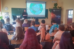 Spotkania z uczniami z Zespołu Szkół Handlowo-Ekonomicznych w Białymstoku