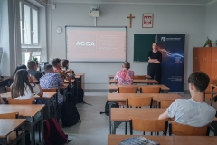 Spotkania z uczniami z Zespołu Szkół Handlowo-Ekonomicznych w Białymstoku