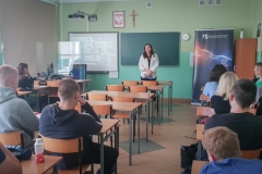 Spotkania z uczniami z Zespołu Szkół Handlowo-Ekonomicznych w Białymstoku