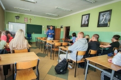 Spotkania z uczniami z Zespołu Szkół Handlowo-Ekonomicznych w Białymstoku