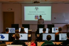 Uczniowie z Akademickiego Liceum Ogólnokształcącego Politechniki Białostockiej na WIZ