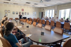 Uczniowie z VI LO na WIZ