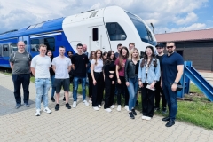 Wizyta studyjna w firmie STADLER POLSKA fot. dr inż. Łukasz Dragun