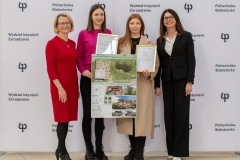Wręczenie nagród w Konkursie na projekt ZIELONEJ STREFY RELAKSU WIZ fot. TT