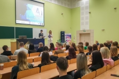 Wydarzenie "AI w marketingu" połączyło studentów, pracowników i praktyków! fot. T. Trochimczuk