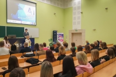 Wydarzenie "AI w marketingu" połączyło studentów, pracowników i praktyków! fot. T. Trochimczuk