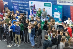 Wydział Inżynierii Zarządzania na Targach Edukacyjnych w II LO w Białymstoku, fot. Dariusz Piekut, PB