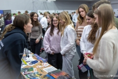 Wydział Inżynierii Zarządzania na Targach Edukacyjnych w II LO w Białymstoku, fot. Dariusz Piekut, PB
