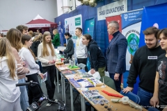 Wydział Inżynierii Zarządzania na Targach Edukacyjnych w II LO w Białymstoku, fot. Dariusz Piekut, PB