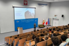 Wydział Inżynierii Zarządzania na Targach Edukacyjnych w II LO w Białymstoku, fot.  Anna Czerniakiewicz, II LO w Białymstoku
