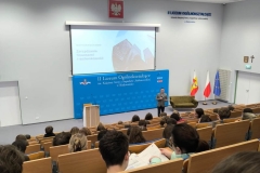 Wydział Inżynierii Zarządzania na Targach Edukacyjnych w II LO w Białymstoku, fot.  Anna Czerniakiewicz, II LO w Białymstoku